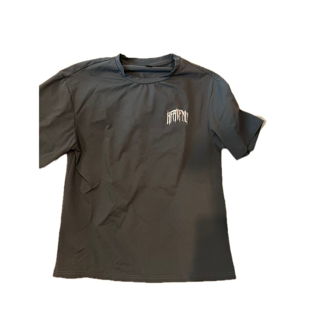 Manfinity Hfavnfnly Gray Polyester T-Shirt Mens M